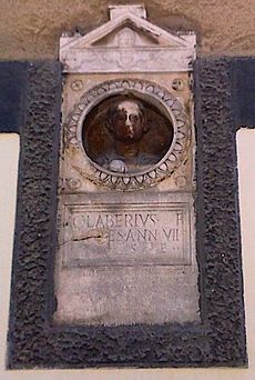 Tombstone of Gaius Laberius with harpastum ball in Sinj, Croatia