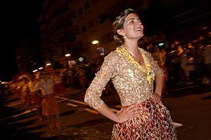 Tricana desfile nocturno