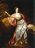 Zoffany, Johann - Portrait of Ann Brown in the Role of Miranda - c. 1770