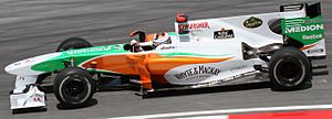 Adrian Sutil 2010 Malaysia 2nd Free Practice