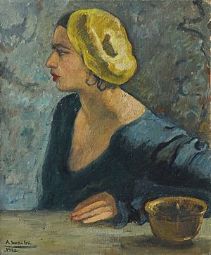 Amrita Sher-Gil Self-portrait, untitled