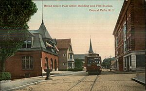 Broad Street (Central Falls) postcard