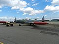 Canadair CT-133 Silver Star, older RCAF colour at the Alberta Aviation Museum