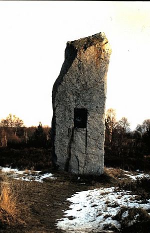 Culblean battle memorial stone