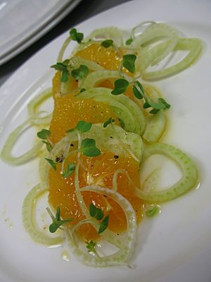 Fennel and orange salad