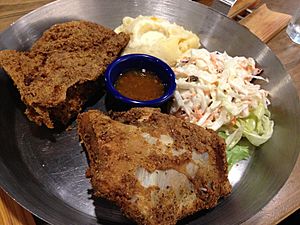 Fried Swordfish collar