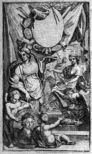 Historie und Leben der berühmtesten europäischen Mahler frontispiece 1710