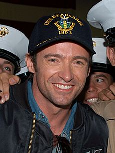 Hugh Jackman navy