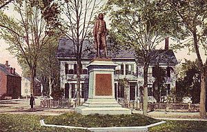 Josiah Bartlett's Statue, Amesbury, MA