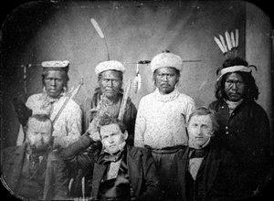 Maidu Headmen with Treaty Commissioners