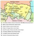 Map of Voivodeship of Serbia and Banat of Temeschwar (1849-1860)