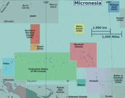 Butaritari is located in Micronesia