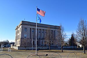 The Moody County Courthouse in Flandreau