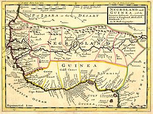 Negroland and Guinea with the European Settlements, 1736