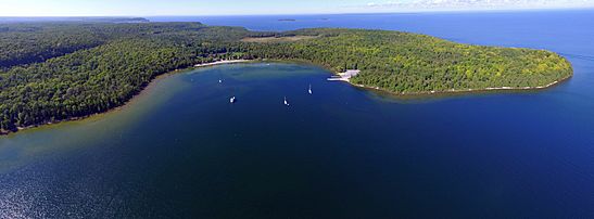 Nicolet Bay Aerial