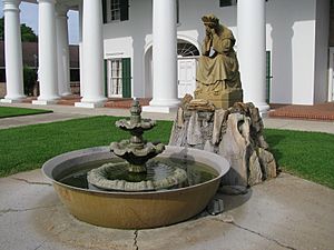 Our Lady of La Salette Memorial, St. Joseph's Catholic Church, Loreauville, Louisiana, USA