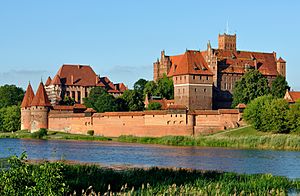 Panorama of Malbork Castle, part 4