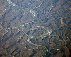 Pikeville, Kentucky aerial