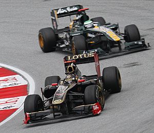 Renault and Lotus 2011 Malaysia