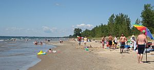 Southwick Beach SP bathers