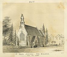 St. Anne's Chapel, Fredericton, New Brunswick, Canada, 1850