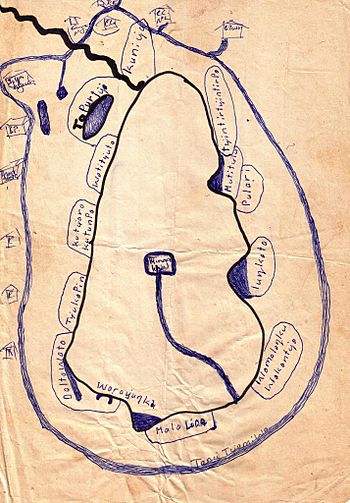 Tjamiwa's map of Uluru