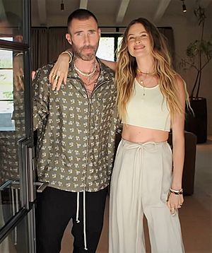 Adam Levine & Behati Prinsloo Vogue