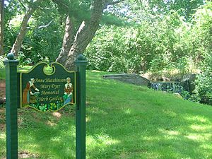 AnneHutchinsonMaryDyerMemorialHerbGarden