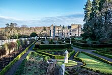 Chillingham Castle from the Italian Garden