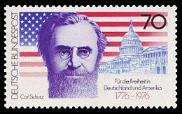 DBP 1976 895 Unabhängigkeit USA Carl Schurz