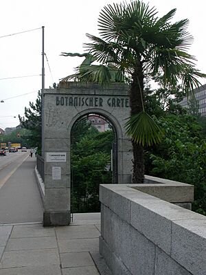 Eingang - Botanischer Garten Bern