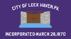 Flag of Lock Haven, Pennsylvania