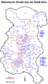 Gera - Statistische Gliederung