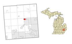 Location within Oakland County