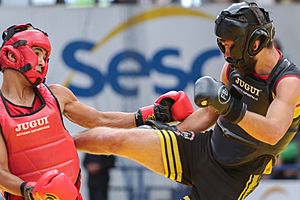 Lutadores de Wushu competiram em Ceilândia pelo título Brasiliense