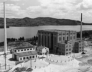 NRX Pile Building and ZEEP Building- Cooling Tanks 1945