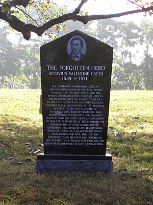 Octavius Catto grave