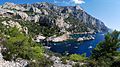 Panorama calanque de Sugiton