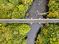 Pontcysyllte Aqueduct aerial view