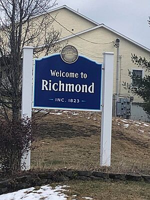 Richmond, ME Town Welcome Sign