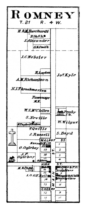 Romney, Indiana 1878