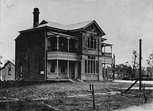 Sandgate Post Office circa 1887