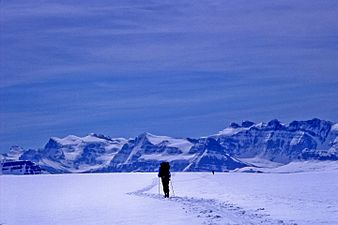 Skiing the Columbia Icefield, Doug