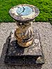 Sundial by The Orangery at Hanbury Hall