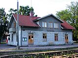 Vadstena railway station Vadstena Sweden