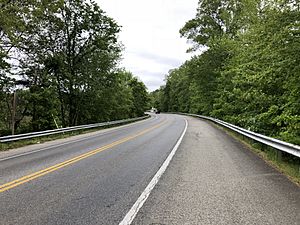 2020-05-20 14 32 21 View east along Maryland State Route 6 (Port Tobacco Road) at Causeway Street in Port Tobacco, Charles County, Maryland