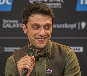 Aram Mp3, ESC2014 Armenia 1st press conference 03 (crop).jpg