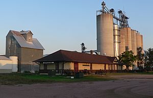 Chicago and North Western Railway depot in Beresford, South Dakota