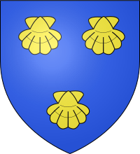 Blason ville fr Saint-Pierre-Eglise (Manche)