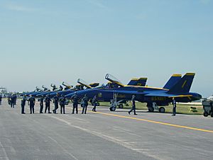 Blue Angels prep